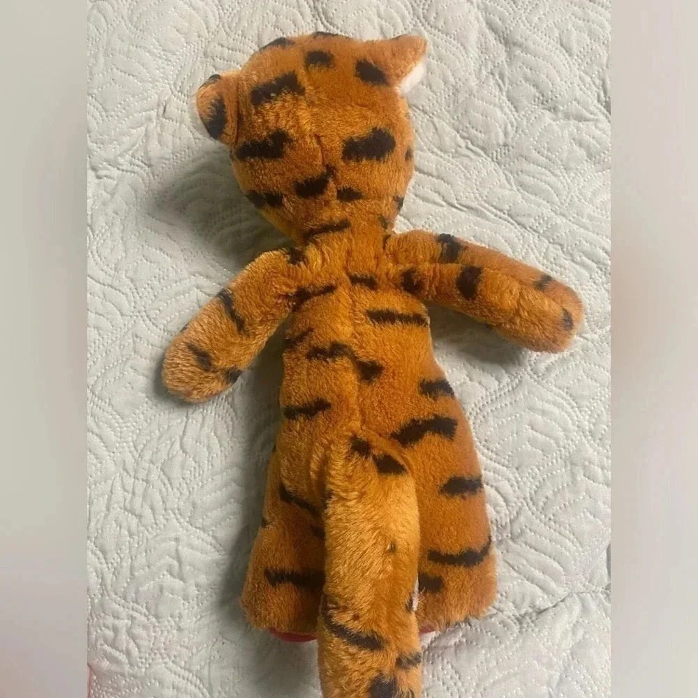 Vtg Sears 14" Tigger Red Nose Feet Standing Plush Toy Winnie Pooh Stuffed Animal - Picture 2 of 6